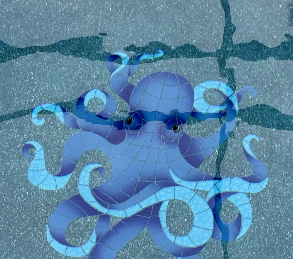 The Parrish Pool Remodel, Parrish: Mosaic detail