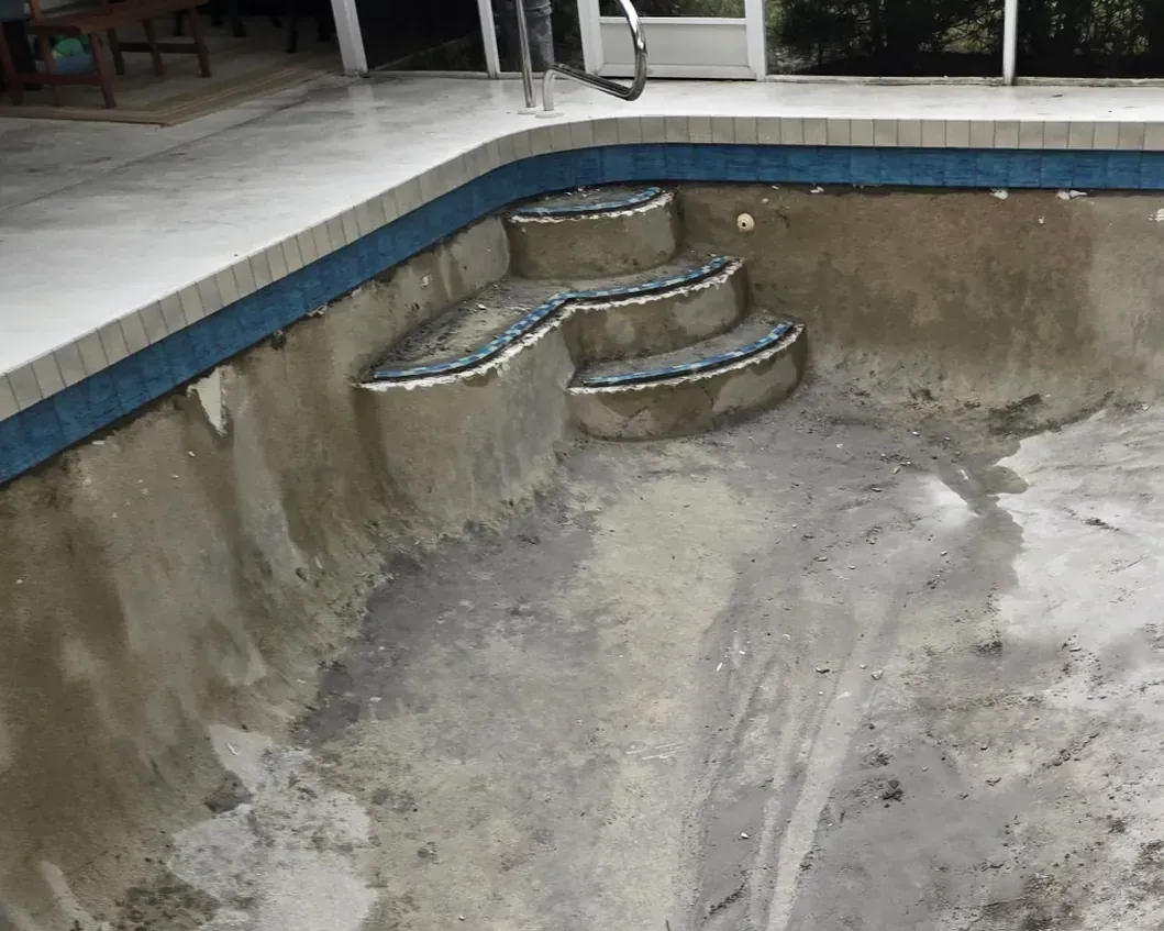 The Sarasota Pool Remodel, Sarasota: Tile install